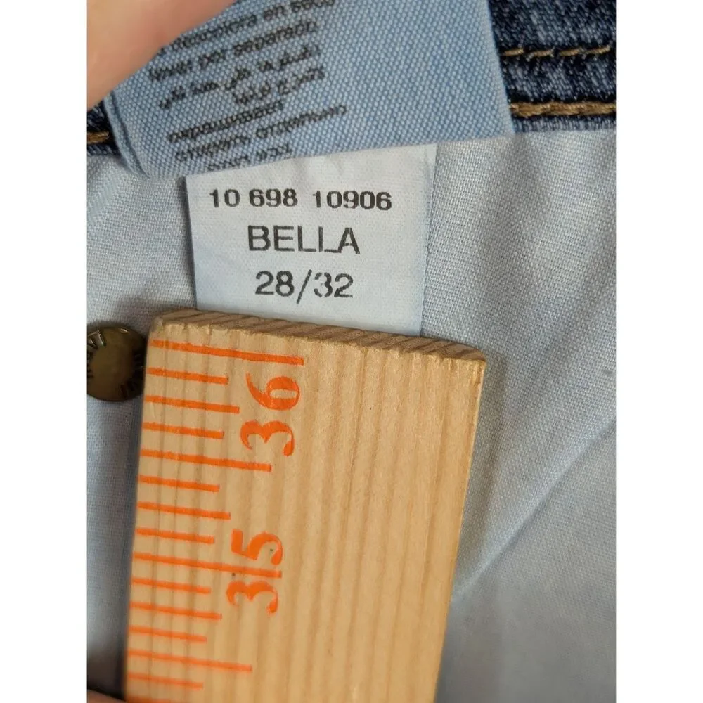 Mavi Bella Low Rise Skinny Boot Jeans Blue Women's Size 28